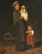 Mihaly Munkacsy, Mother and Child  ddf